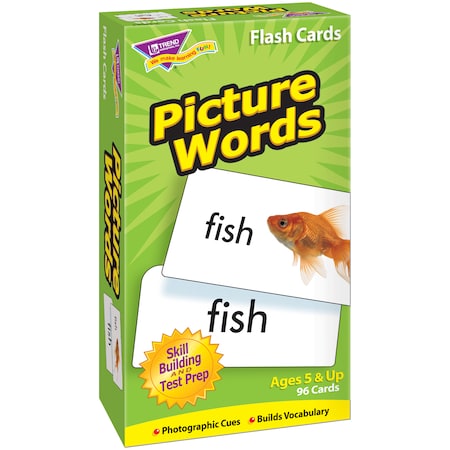 Trend Enterprises Picture Words Skill Drill Flash Cards T53004